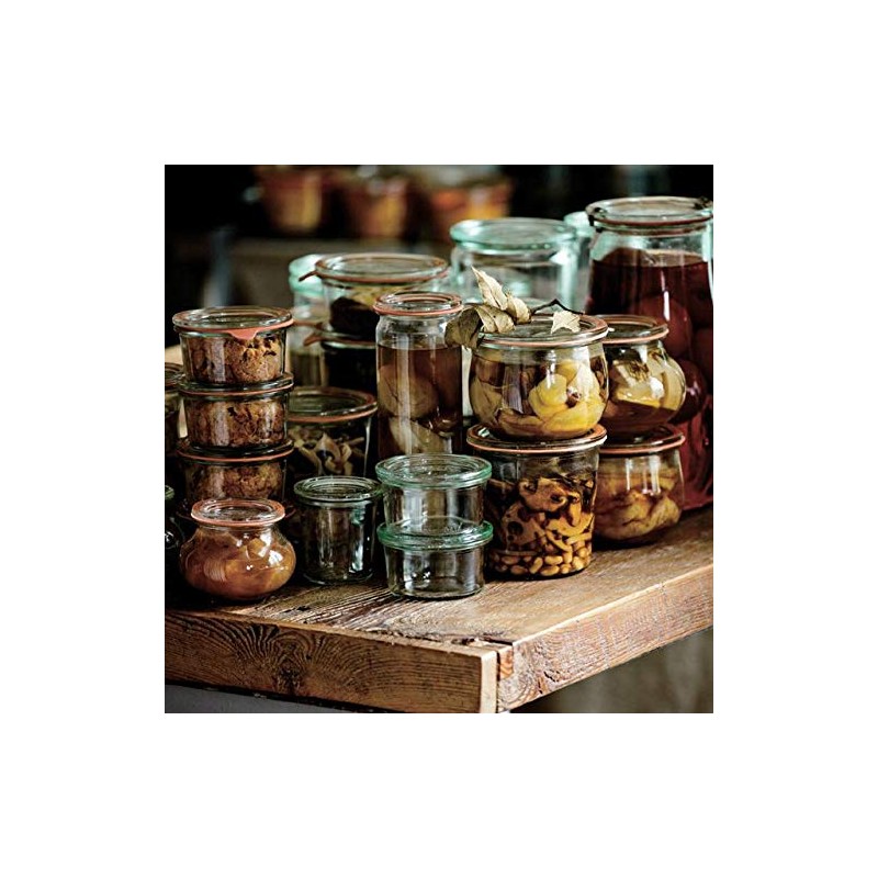 Rasalhanut WECK Plastic Cover for Glass Canisters, Medium Size