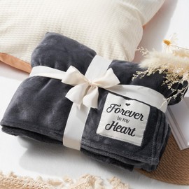 MystGifder Sympathy Memorial Blanket Gifts for Loss of Loved One - Bereavement Gifts for Mother in Memory of Loss of Father Husband Condolence Grief Gifts for Funeral Rememberance