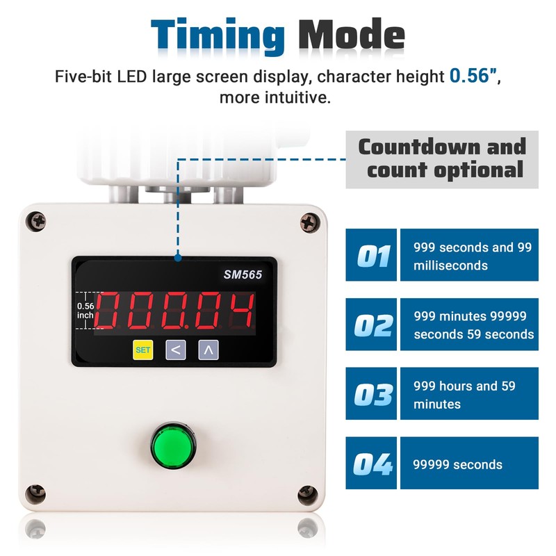 Industrial Cycle Timing Siren Alarm 0-105dB Single Sound and Light
