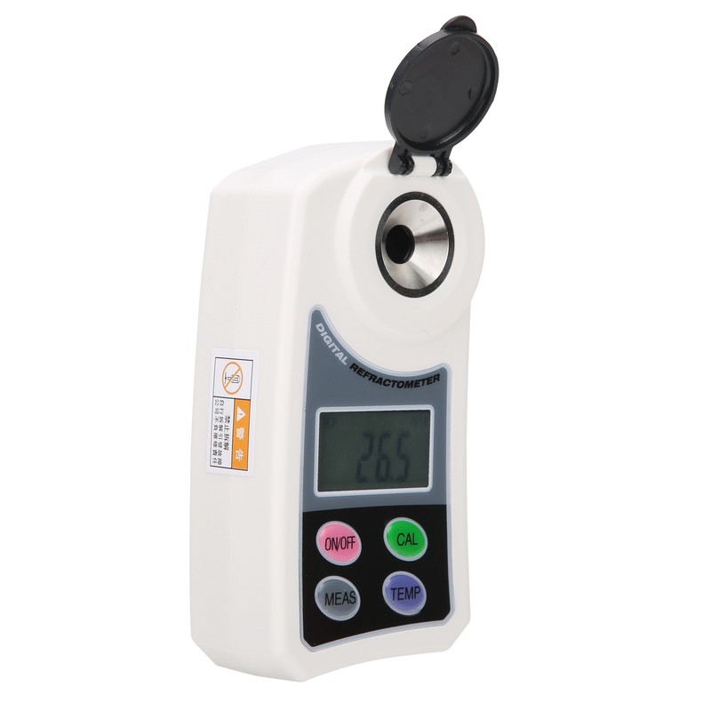 Digital Brix Refractometer Portable Handheld Digital Sugar Salinity Meter for