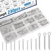 Seept 230Pcs Cotter Pins 304 Stainless Steel Cotter Pins Assortment