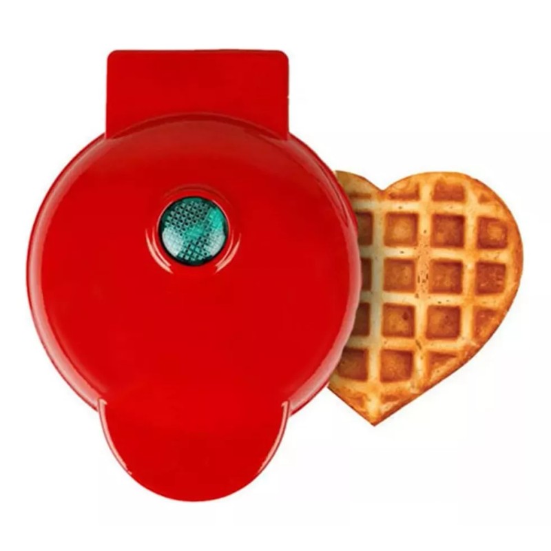KFMX Mini Máquina Portátil Para Hacer Waffles En Forma De