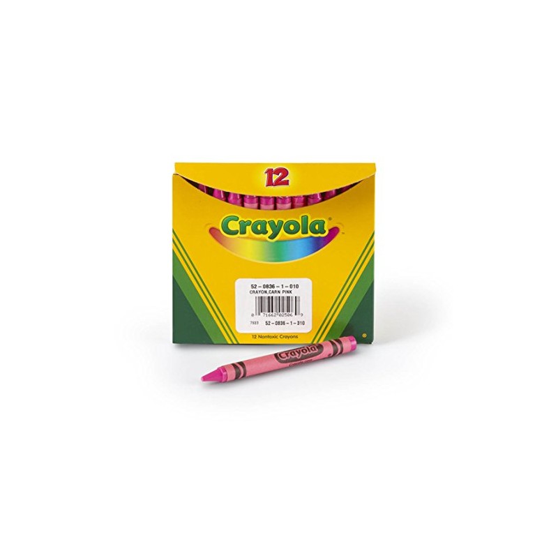 Crayola Crayons in Pink, Bulk Crayons, 12 Count (5208361010)