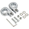 XFMT 1.25" Highway Foot Peg Mounting Kit Compatible with Harley