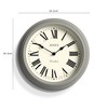 Jones Clocks® Venetian Wall Clock - Round Wall Clock -