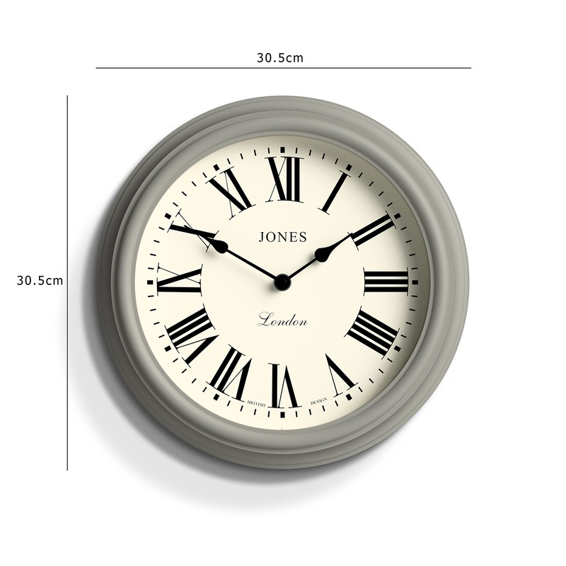 Jones Clocks® Venetian Wall Clock - Round Wall Clock -