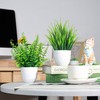 4 Pcs Fake Plants Small Faux Plants for Bathroom Decor