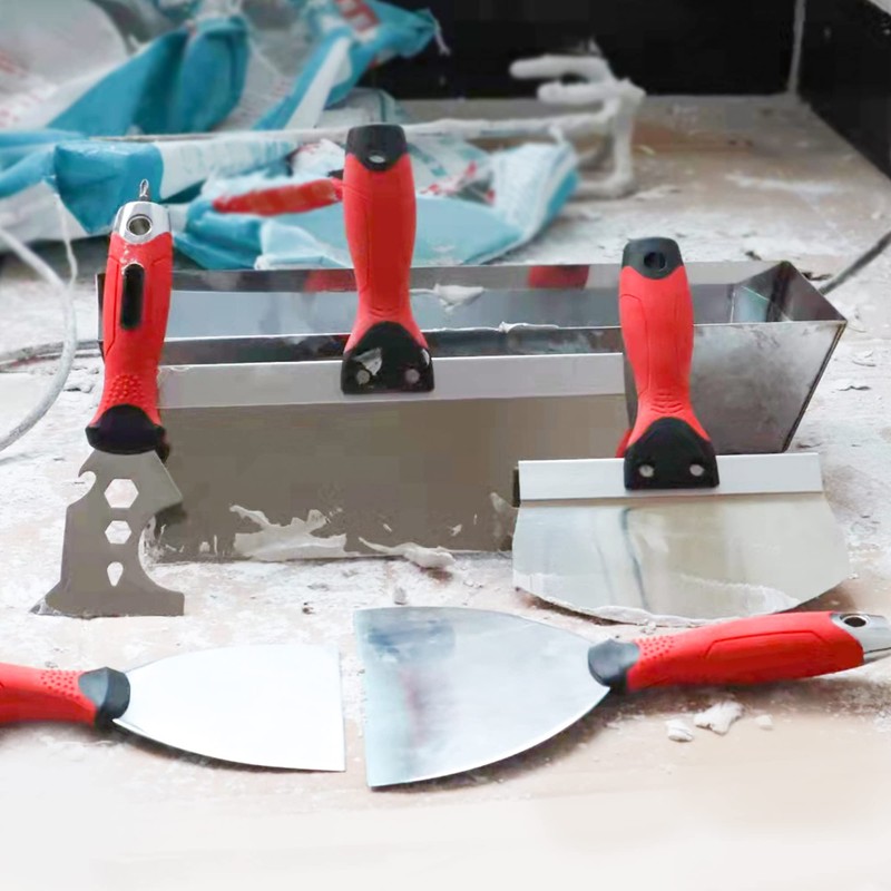 Drywall Hand Tool Kit,Stainless Steel Putty Knife Set Including Joint