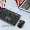 Wireless Keyboard and Mouse Combo, MARVO 2.4G Ergonomic Wireless Computer