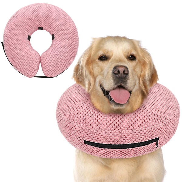 Supet Supet Inflatable Dog Cone Collar for Dogs to Stop