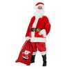 Deluxe Plush Santa Adult Costume | Large