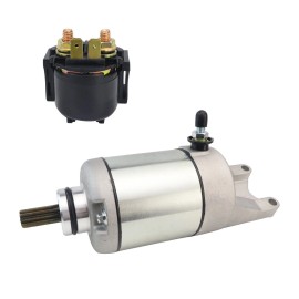 SOARIDER 2003-2008 Starter for Kawasaki Prairie 360 KVF360 4x4 18717 & Solenoid Relay