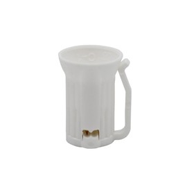 Projectpak White C7 Replacement Sockets for Christmas Lights, Compatible with SPT-1 Wire Strings - 25 Pack