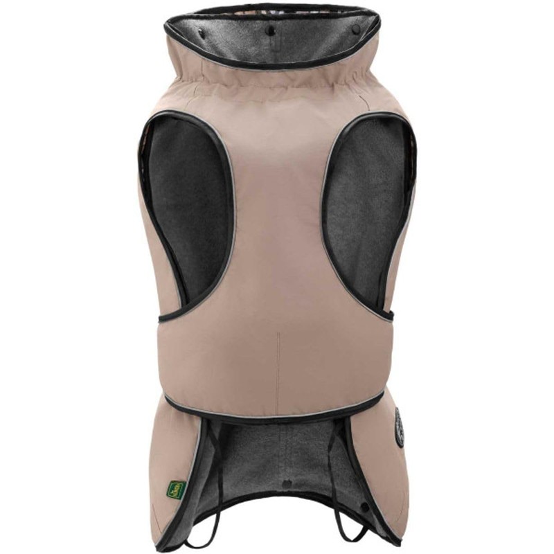 HUNTER UPPSALA Waterproof Reflective Dog Coat 50 Taupe