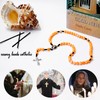 Rosary Prayer Beads Cross Necklace Bracelet First Holy Communion Baptism