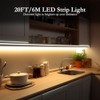 JOYLIT 12V COB LED Strip Lights 6M 3000K IP65 Waterproof