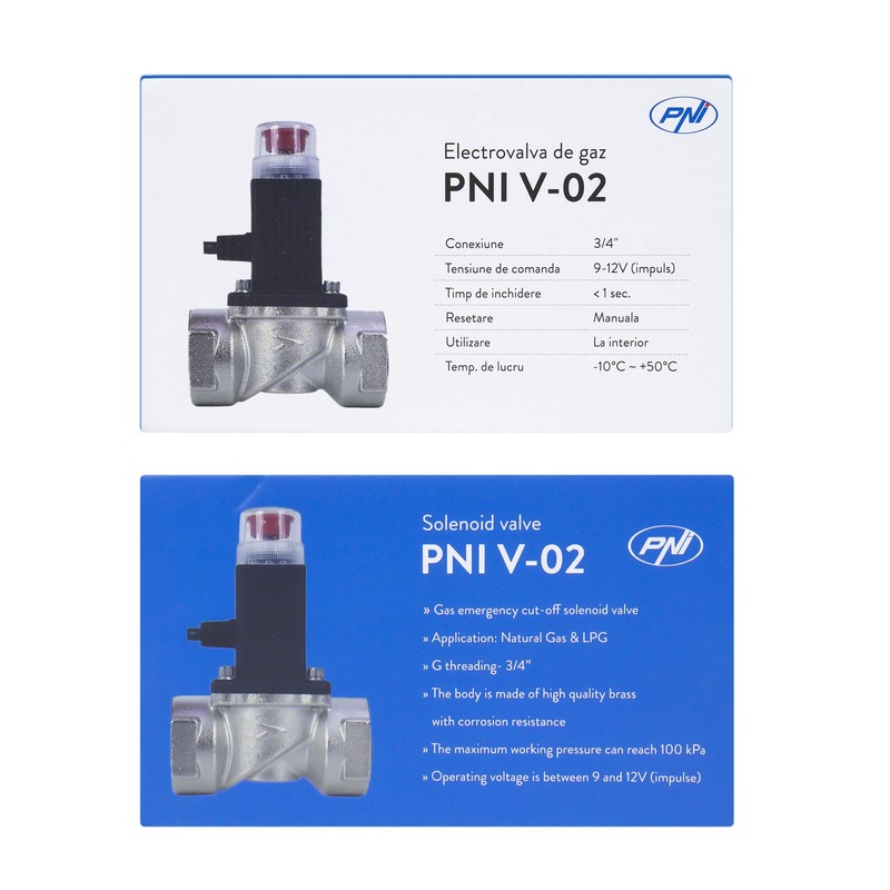 PNI V02 ACT-V02 Gas Valve