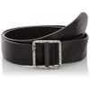 Diesel BISATE CINTURA Belt Belt Genuine Leather Black (Black, 85