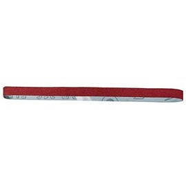Bosch 2608606205 Sanding Belt, 13mm x 451mm, 120 Grit, Red