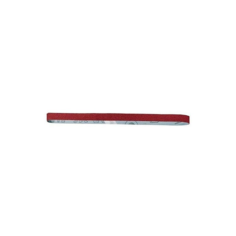 Bosch 2608606205 Sanding Belt, 13mm x 451mm, 120 Grit, Red