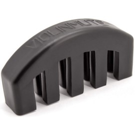 AKORD Rubber 4/4 Practice Mute for Violin - Black