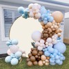 Beige Round Backdrop Cover 6ftx6ft Beige Pure Circle Arch Backdrops