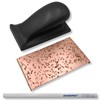 DEWEPRO Sanding Block with Velcro Including Interchangeable Carbide Plate Made