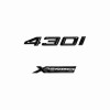 for 4 Series Gloss Black Emblem 430i+XDrive Number Letters Rear