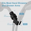 OFFO Shower Head Holder with Solid Metal Ball for Handheld