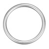 925 Silver Matte Solid Bracelet Women's Plain Loop Bracelet Bead
