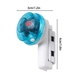 MiOYOOW Angel Bite Alarm Display, Night Fish Rod Bite Alarm, Sensitive Fishing Clip Bite Alarm, Sound Alarm Bell, Clip On Fishing Rod Tips Alarm Light with Sound and LED Display for Fishermen