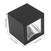 Solar Square Wall Light Wiring Free Intelligent Light Control Fence