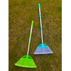 Xifando Three-Section Telescopic Aluminum Alloy Rod Long-Handled Broom for Housekeeping