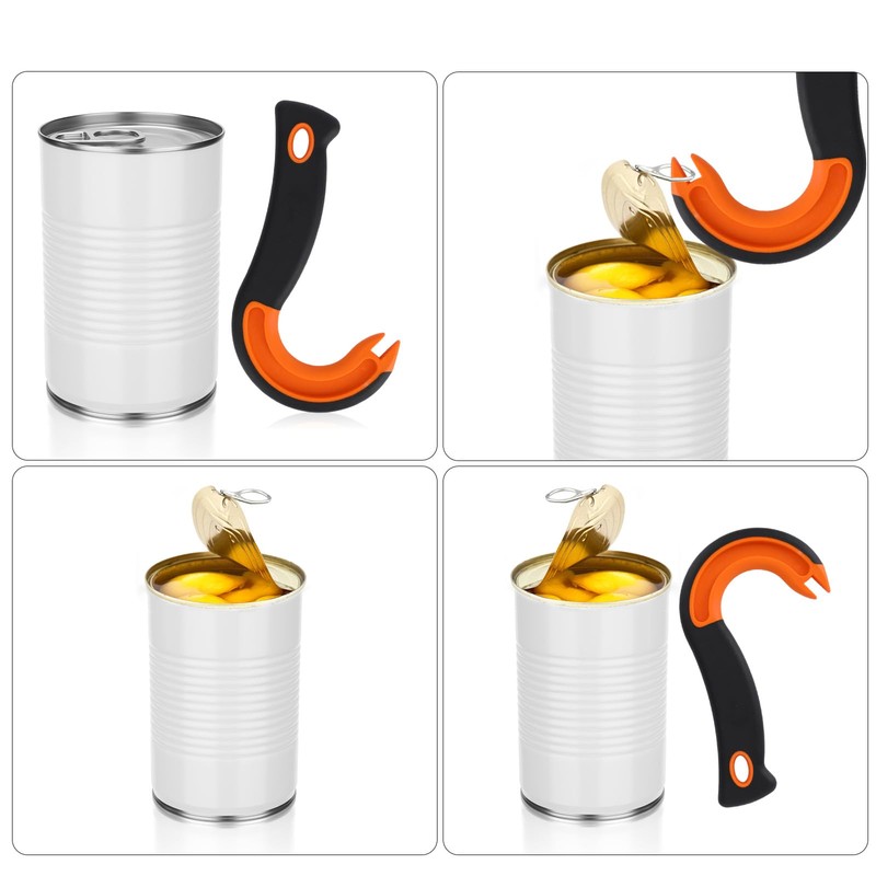 Easy Open Ring Pull Can Opener, J Hook Can Opener