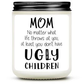 Gifts from Mom, Daughter, Son, Kids, Mothers Day, Birthday, Grandma, Wife, Mom Gifts, Gifts for Mother, 7 Oz Lavender Soy Wax jar Candles