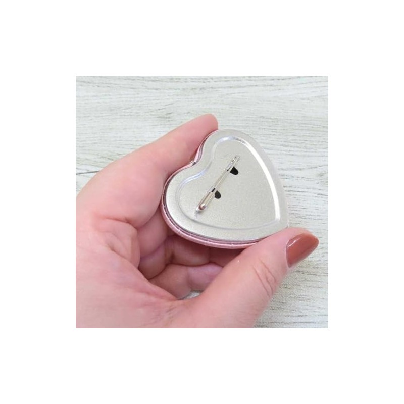 Kogimyun Heart Tin Badge Set of 3