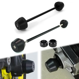 Xitomer Crash Front Rear Axle Sliders Fit for 2024 MT-07 FZ-07 2014-2024, YZF-R7 2022-2025 Motorcycle Frame Sliders Kit Fork Crash Protectors