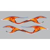 No. 2 Semi Truck Flame Decals - True Fire and