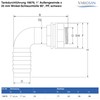 VARIOSAN Tank Feedthrough 16676 1 Inch Male Thread x 25