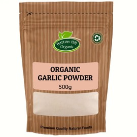 Organic Garlic Powder 500g by Hatton Hill | Rich and Robust Flavour, Perfect for Cooking and Seasoning