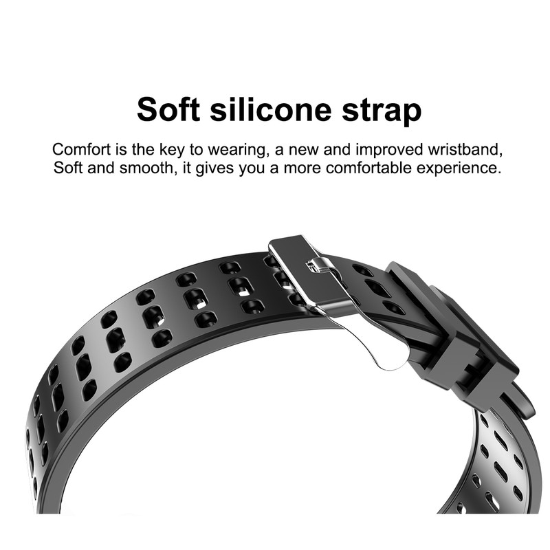 T2 Multifunctional Smart Wristband 1.3in Screen Heart Rate Monitor Fitness