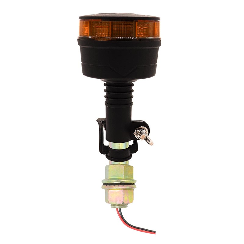Agrieyes Tractor Beacon Light Bracket,Metal Mount With Wire For Forklift