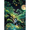 TOSTOG Diamond Painting Kits for Adults,Cat in Tree Full Drill