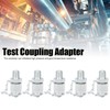 5Pcs Hydraulic Testing Adapter Thread Test Coupling Connectors Pressure Measuring