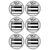 Oil Change Stickers,2 inch 60pcs Round Oil Change Sticker Static