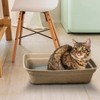 Disposable Litter Boxes (Brown, Large 4-Pack)