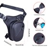 WILD HEART Waterproof Motorcycle Leg Bag, Versatile Chest/Leg/Tool/Shoulder/Messenger/Waist Bag TPU