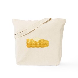 CafePress Corn On Cob Tote Bag Reusable Natural Beige Canvas Shopping Bag