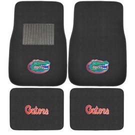 SLS Florida Carpet Floor Mat with Gator Logo on Front mats and Lettering on Back mats