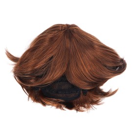 Men Cosplay Wig Synthetic Hair Cosplay Hairpiece Short Cosplay Toupee for Party Cosplay Costumes Daily Life Light Brown